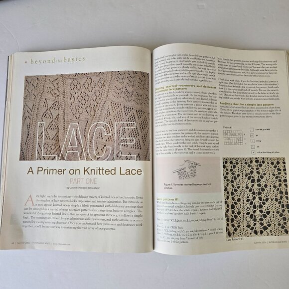 Interweave Knits Summer 2006 Magazine Featuring 22 Cool Knit Patterns For All Se - Picture 13 of 15